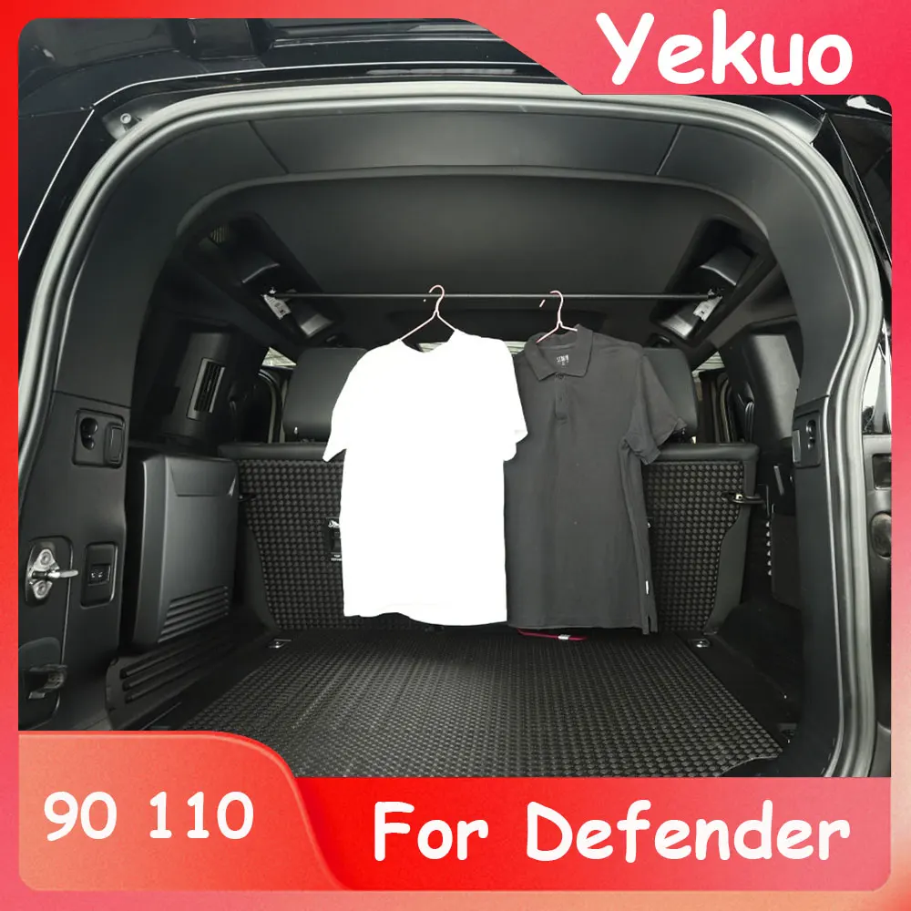 For Land Rover Defender Luggage Specific Clothes Hanger Pole Clothesline Rack 2020-2026 Defender 90 110 Interior Accessories