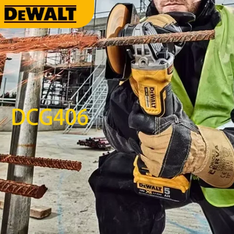 

Dewalt DCG406 125MM 9000RPM Brushless Angle Grinder Cordless Cutting Machine Impact Polisher Machine For Dewalt 20V Battery
