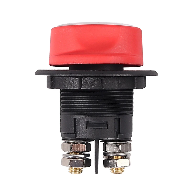Waterproof Battery Isolator Selector Switch 100A for Auto Car Van Boat - Master Disconnect Power Cut Shut off Kill Switch
