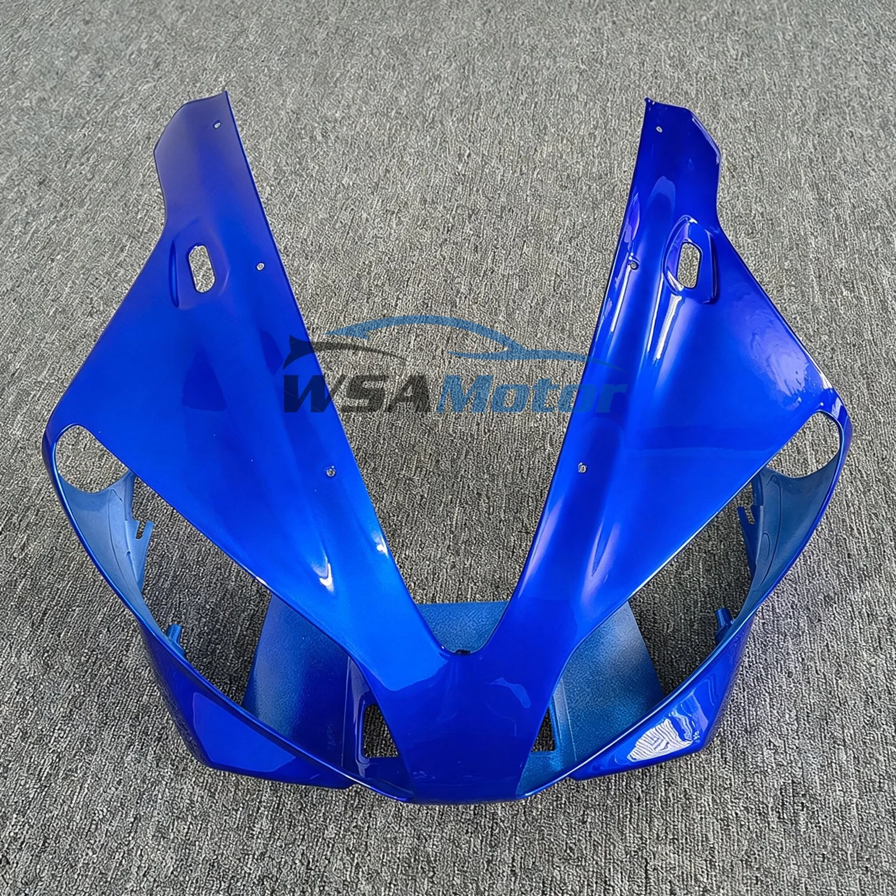 Motorcycle For Yamaha YZF R1 2000 2001 Upper Front Nose Cowl Fairing Injection Mold ABS Plastic Unpainted White