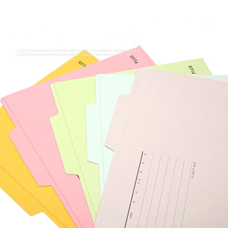 5PACK A4 File Folders Organizer Paper Manilla Folder Document Organizer For School Business Office  Filing Storage Folders