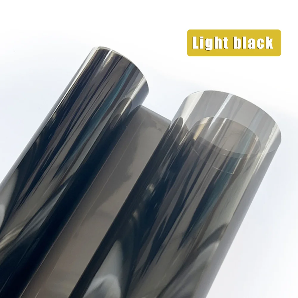 40X200cm Car Headlight Taillight Tint Smoke Black PVC Films Cars Headlight Tailing Lamp Tint Waterproof Sticker Auto Accessories view 3
