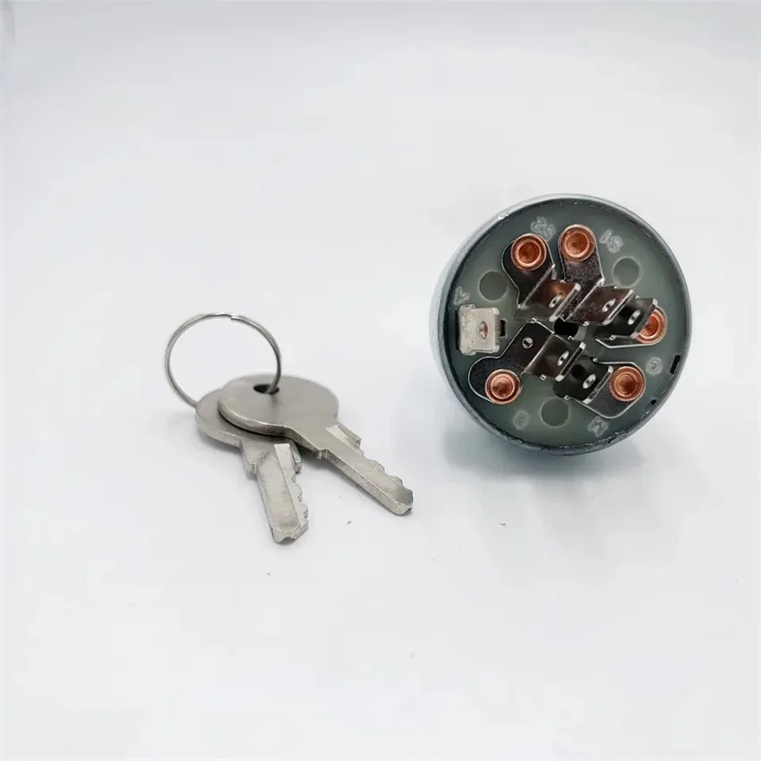 Untuk baru aksesori ekskavator starter switch kunci starter AM101561 TCA15075 untuk 125 130 165 175 200 F912 mesin diesel