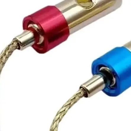 

4PCS Gold-Plated Banana Plug Braided Copper Wire Solder-Free Audio Speaker Plug High-Quality Audio Cable for Home Theater