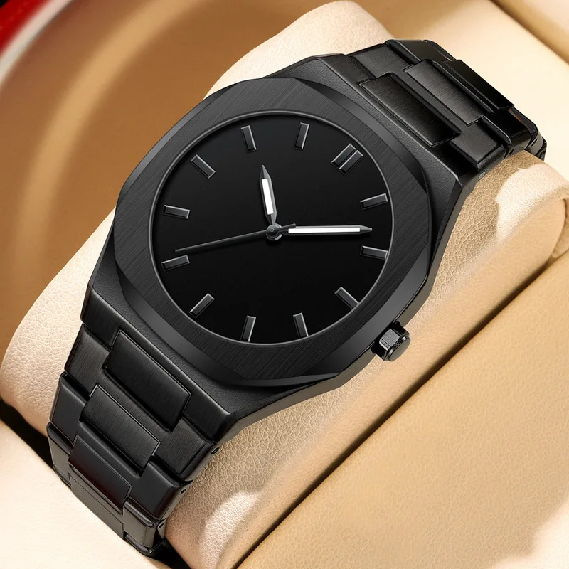 Elegant Ultra Thin Polycarbonate Watch for Middle Eastern Men Featuring Arabic Numerals Simple Design Waterproof Quartz Movement