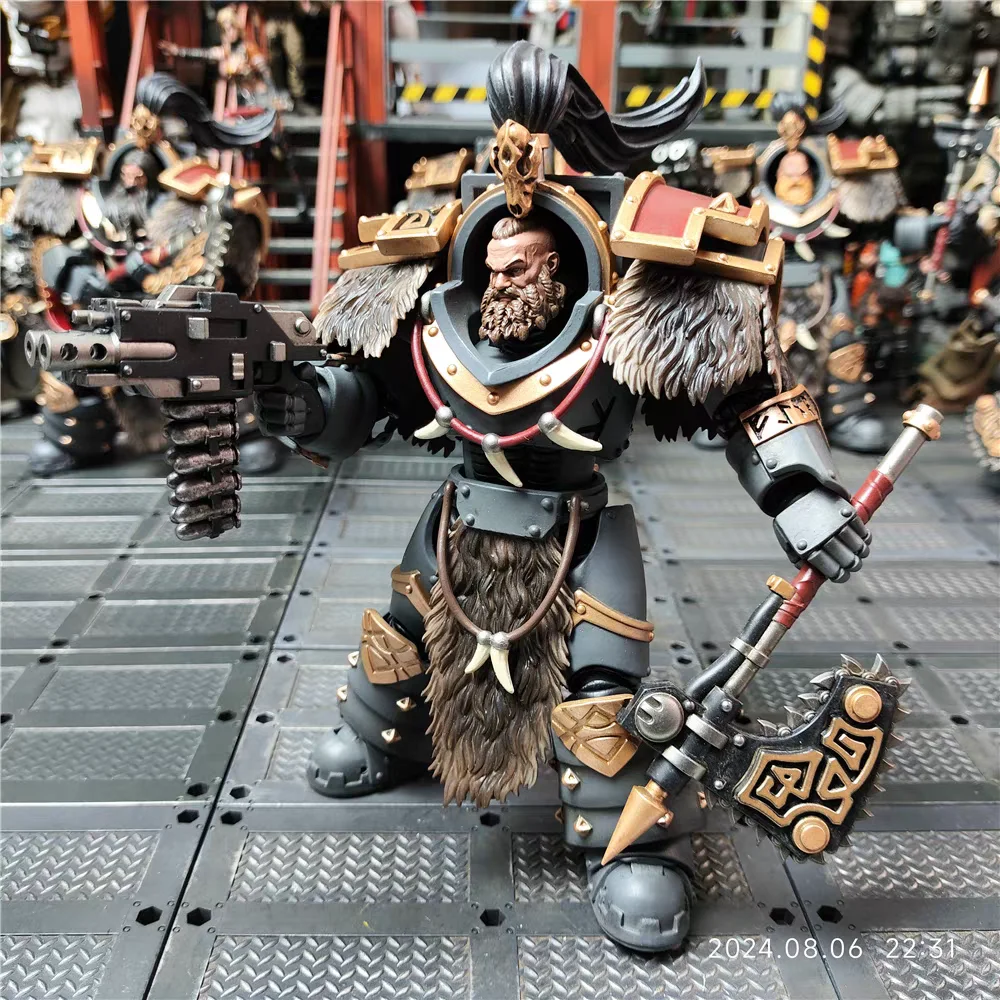 

【Доставка в течение 24 часов】Фигурка JOYTOY Warhammer 40K The Horus Heresy Space Wolves Varagyr Wolf Guard Squad 1/18