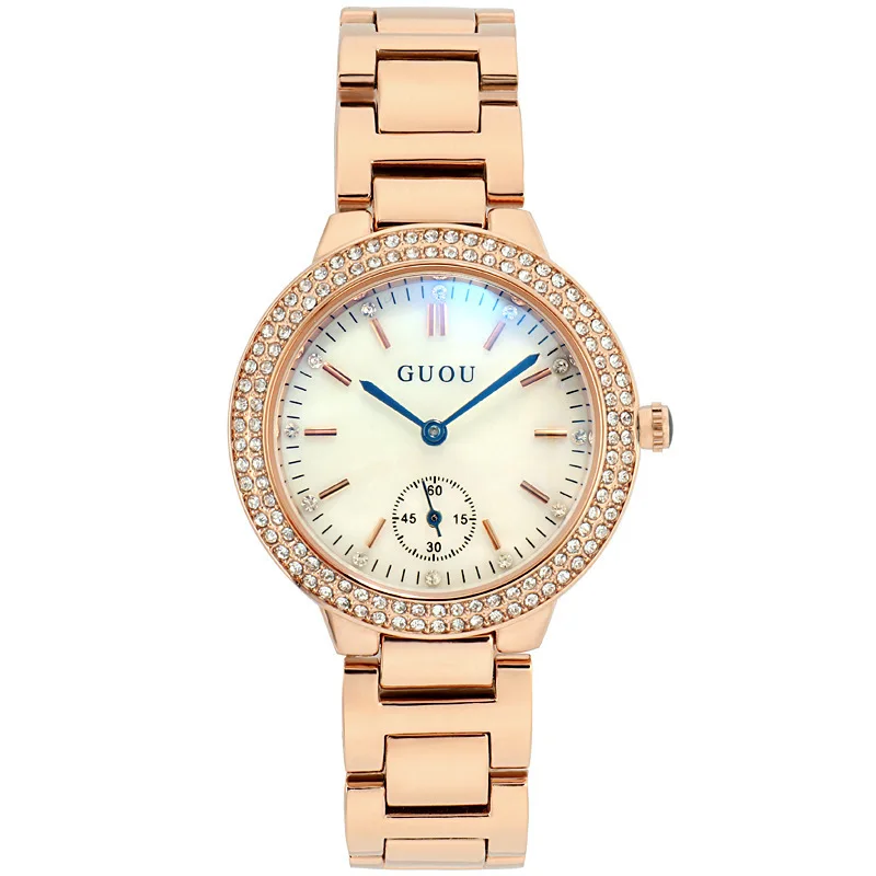 Women'S Stainless Steel Strap Quartz Watch, A Trendy And Fashionable Retro Style Watch For Female Students. A Unique Timepiece.