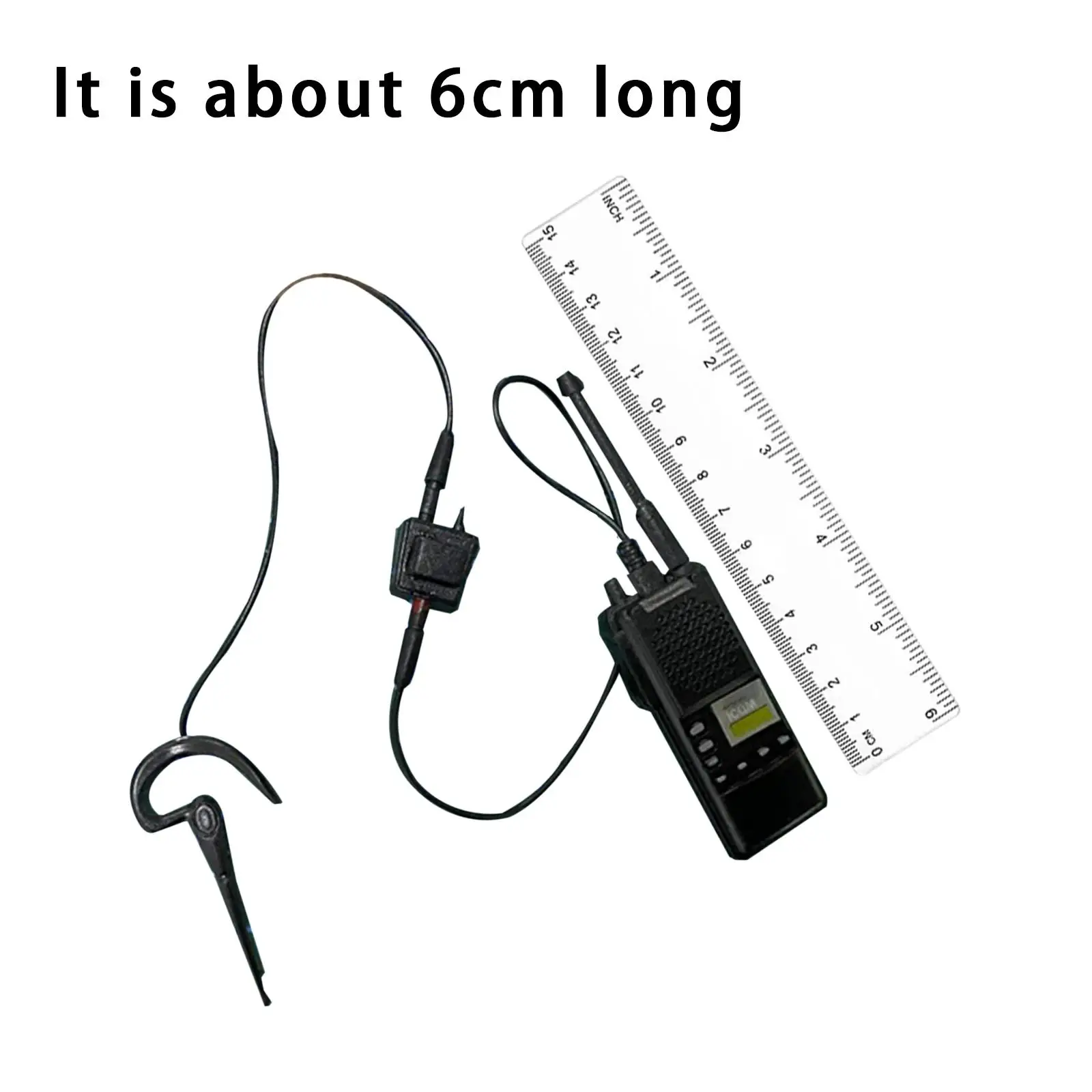 1/6 Soldaat Headset Model Doen Alsof Pop Decor Accessoires Decoratie Accessoire Voor 12Inch Mannen Figuren Lichaamspop Onderdelen