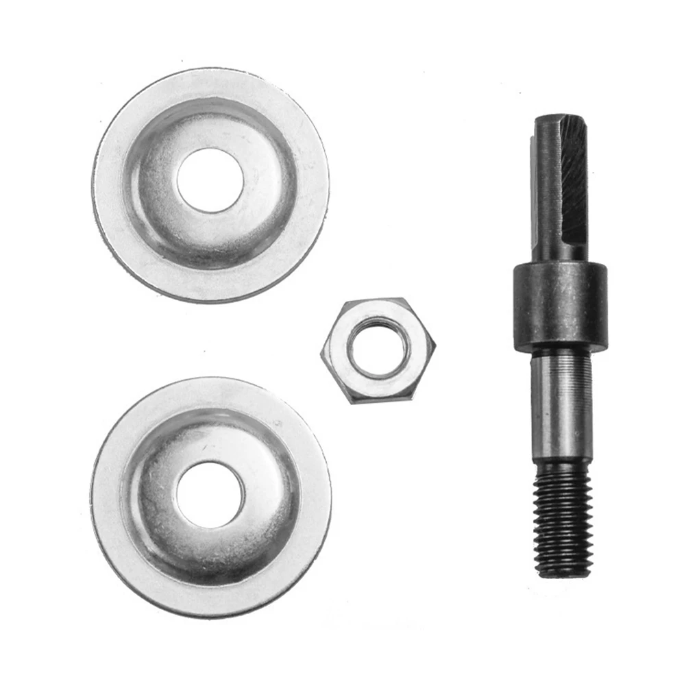 อะแดปเตอร์แกนหมุน 4 ชิ้น สำหรับเครื่องเจียร ขัดเงา แกนต่อเครื่องเจียรแบบตั้งโต๊ะ