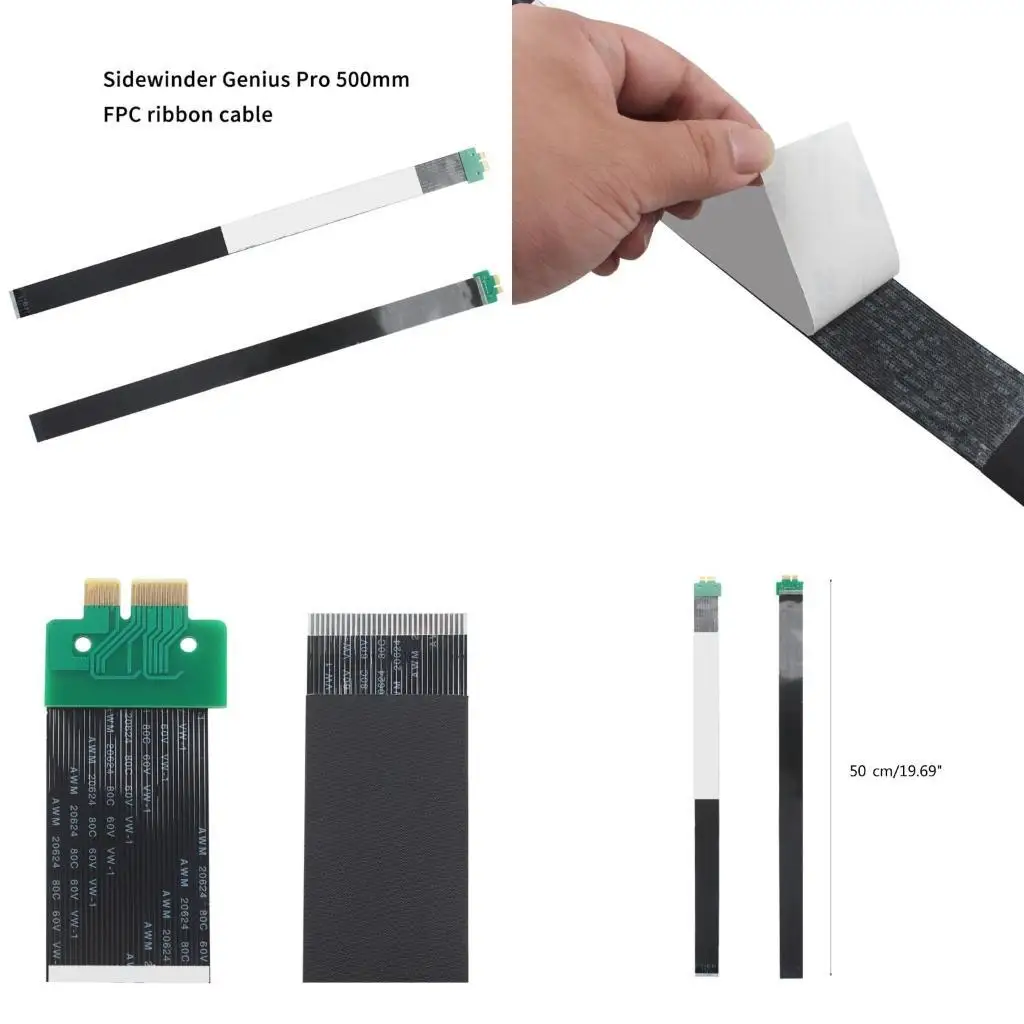 652F 30Pin FPC Cable Adapter Board Wiring Ribbon Cable for 3D Printer Flexible Ribbon Cable Accessories