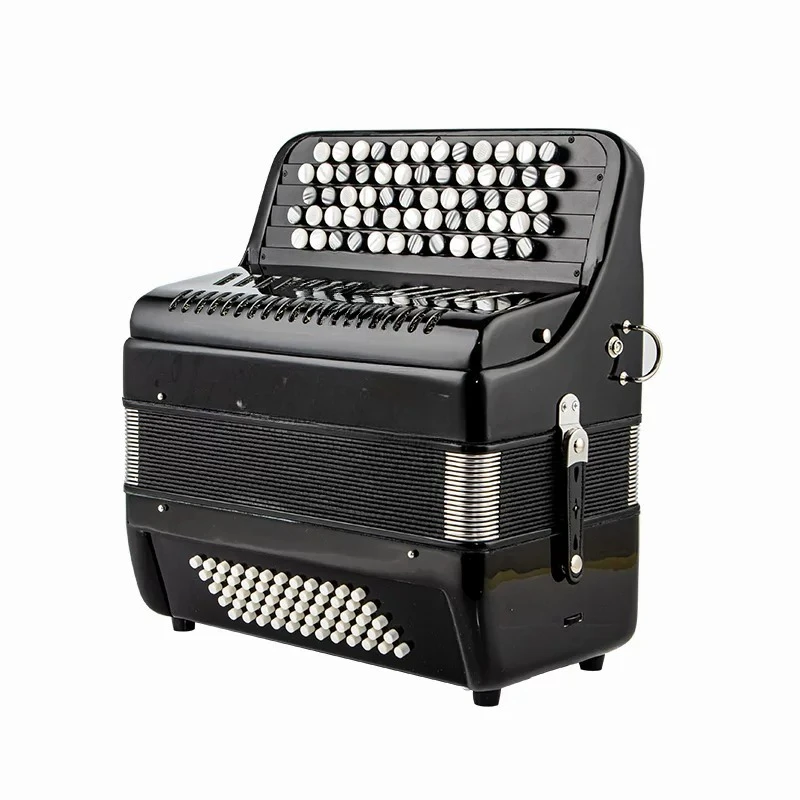 Pushbutton accordion 60/96 bass professional grade test playing adult child