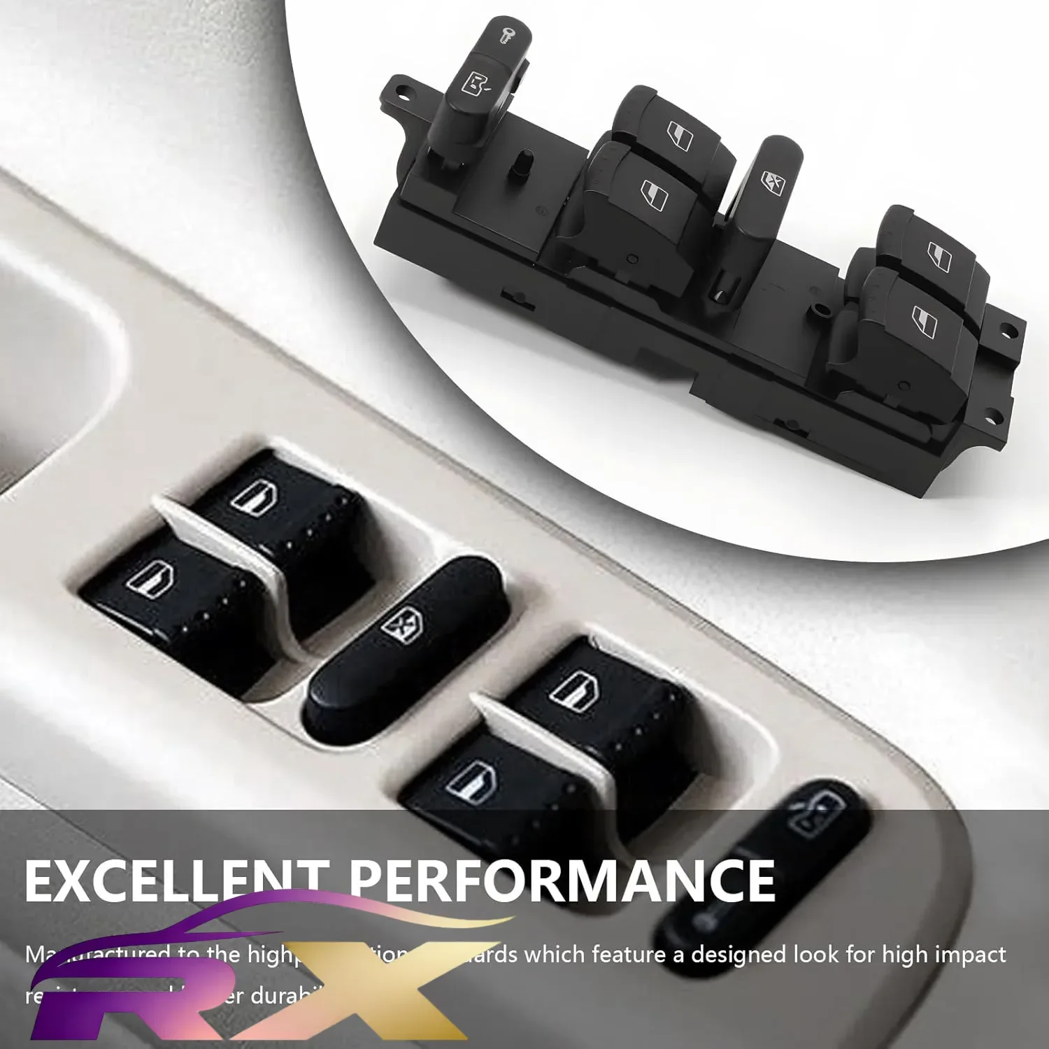 NEW 1J4959857D 1J4959857C 1J4959857D Master Power Front Left   Window Switch  For VW Golf Jetta Bora MK4 Passat B5/B5.5 For Seat