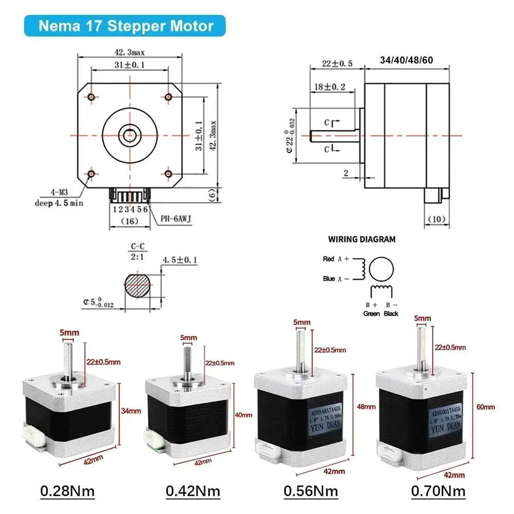 Nema 17 Motorized Linear Rail Stage Drive Kit T-type MINI Sliding Table Motor Kit CNC XYZ Axis Router Table Linear Actuator