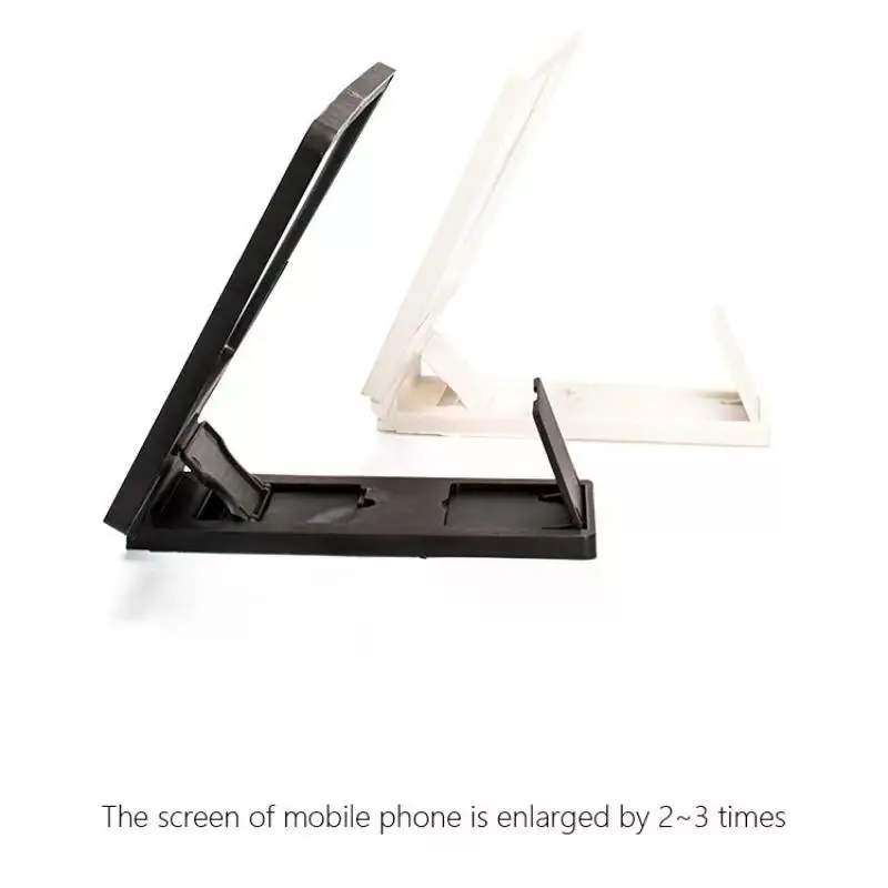 5D Screen Amplifier Folding Mobile Phone Magnifying Glass HD Stand Video Amplifier Bracket Enlarge Stand Eyes Protection