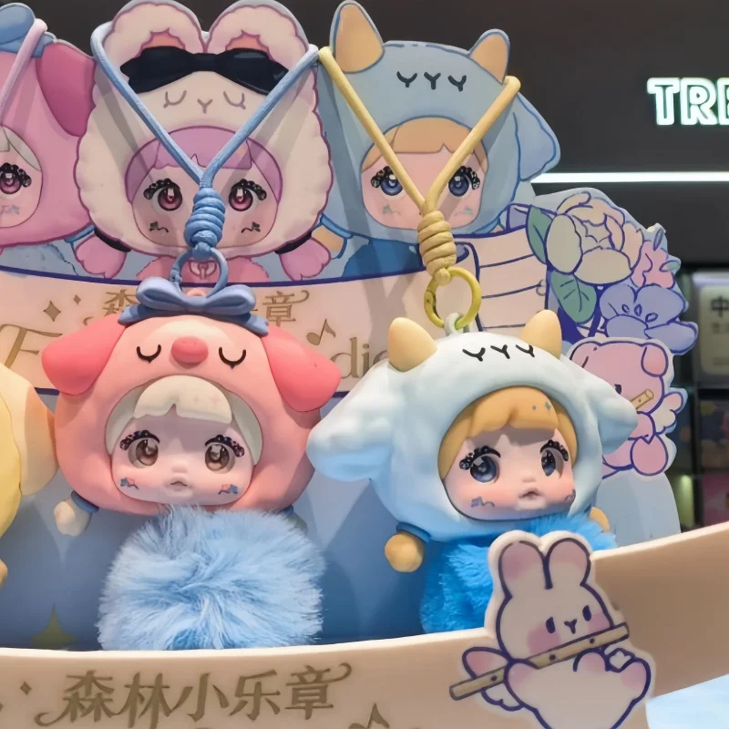 

Горячий новый оригинальный силиконовый чехол для наушников серии Nommi Forest Little Melody, слепая коробка, сумка, модное украшение, игрушка, подарок на день рождения для девочки