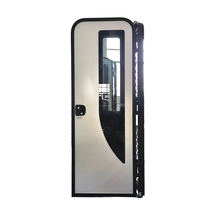 Aluminum Alloy RV caravan Motorhome Door with Tempered Glass Window