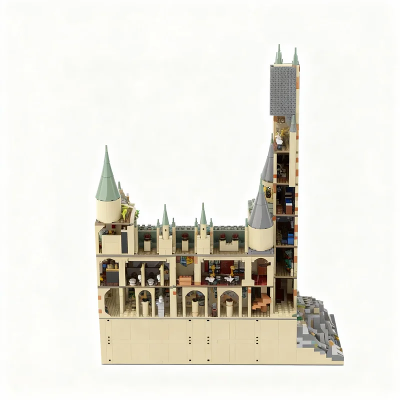 5626ピース MOC ハリー城 パート2 モデルビルディングブロック おもちゃ 建築 DIY クリエイティブ クリスマスギフトアイデア 教育用ブロック