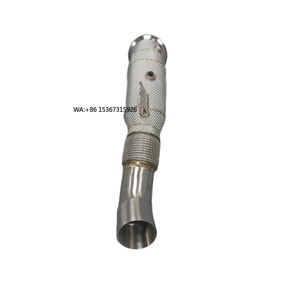 

F30 F32 B58 3240i/340i/440i 3.0T Exhaust Downpipe New Condition Straight Header Heat Shield 304 Stainless Steel