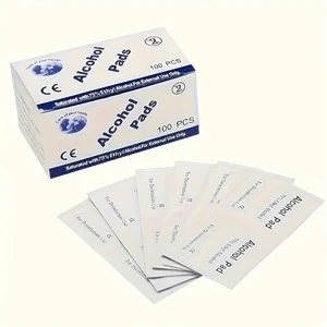 Alcohol swabs for skin 75% wound disinfection, convenient to carry outdoor sports disaster essential first aid box supplies