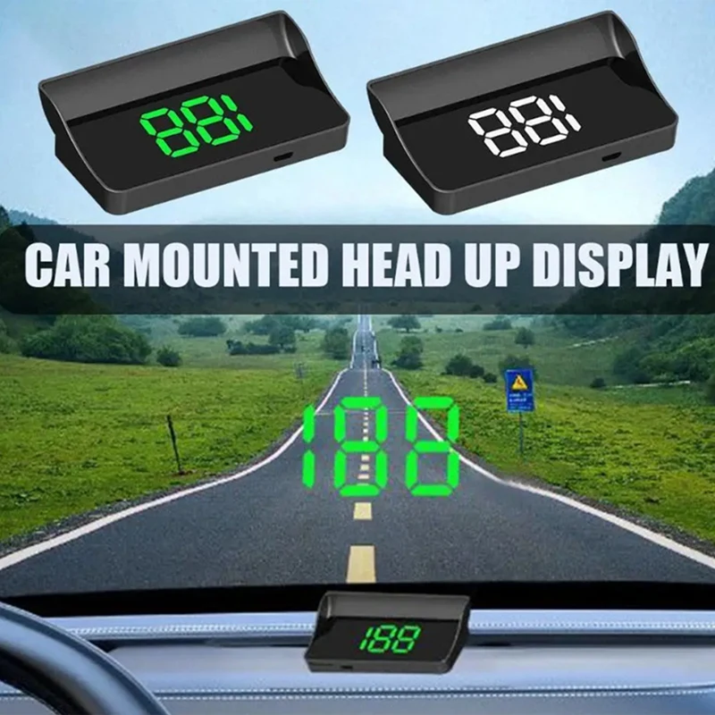 V9 Car Head-Up Display HUD Speedometer Display Windshield Projector KMH/MPH Automotive General Electronic Accessories A