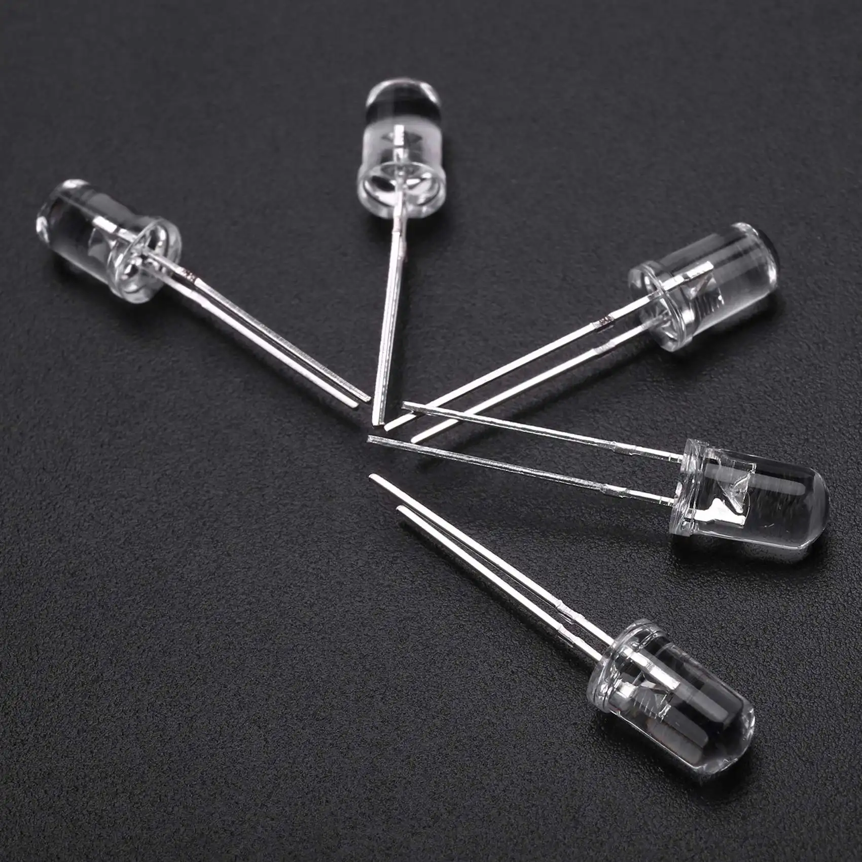 & L72A  100 pcs 5mm Warm White LED Diode Lights DC 3V 20mA Bulb Lamps Electronics Components Light Emitting Diodes