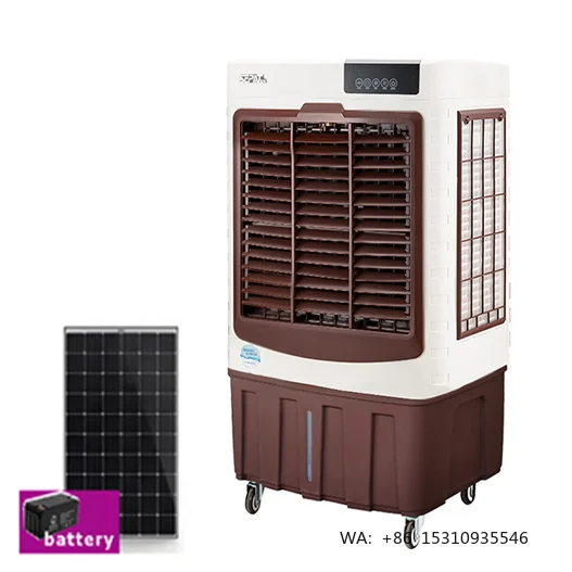 New Design Factory Price 1 Year Warranty Portable air Conditioner Cooler Mobile with Solar Panel