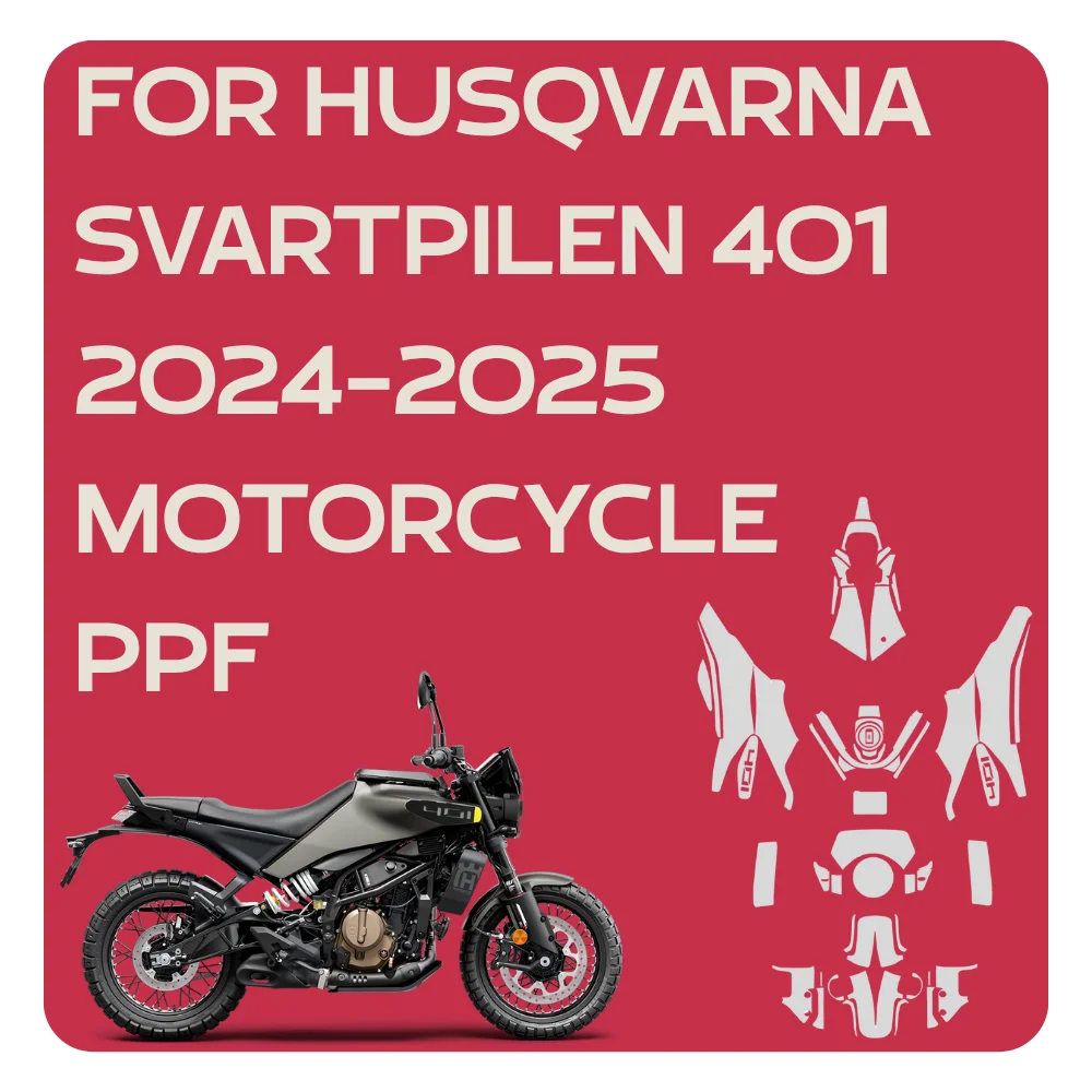 

For Husqvarna Svartpilen 401 2025 PPF TPU Protective Film Full Body Paint Protection Scratch Resistant SVARTPILEN 2024-2025