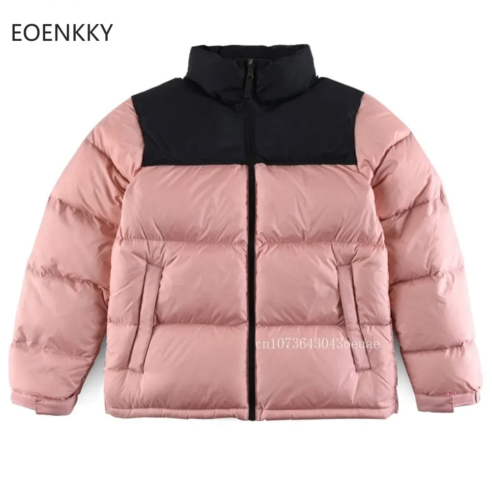 Face 700 Winter Men Puffer Jackets Bubble Padded Clothes Shiny Hat Warm Waterproof No Wash Down Jackets Man Down Coats EOENKKY