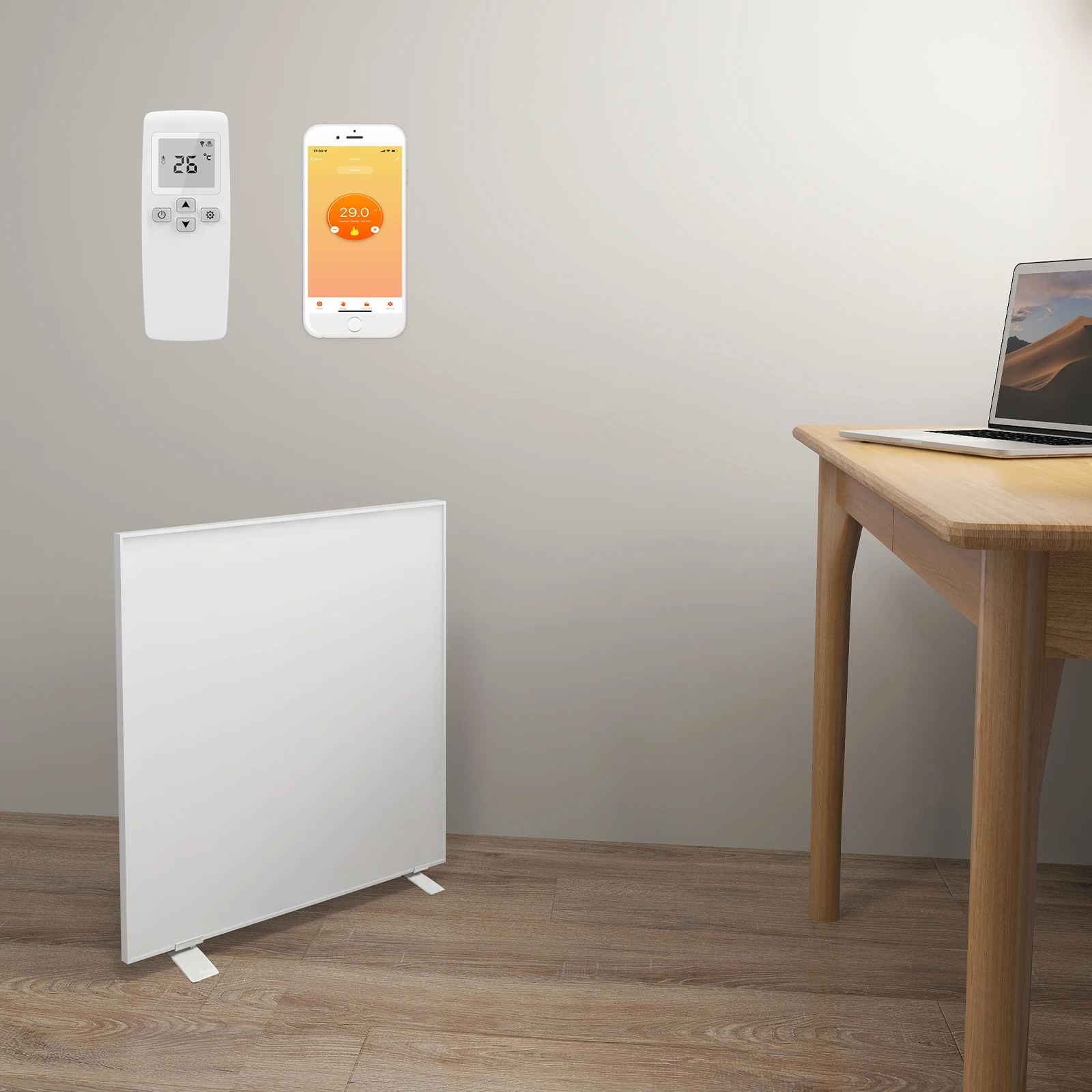 قابل للتعديل ترموستات الأشعة تحت الحمراء لوحة سخان كهربائي رخيصة الثمن الشتاء جهاز تدفئة المنزل مع WIFI للحمام استخدام نوع المكونات في المملكة المتحدة