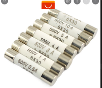 5pcs Ceramic Fuse Cartridge RO58 6x30mm 500V F 0.5A 1A 2A 3A 4A 5A 6A 8A 10A 13A 15A 16A 20A 25A 30A Fast Blow BS1362 6*30mm
