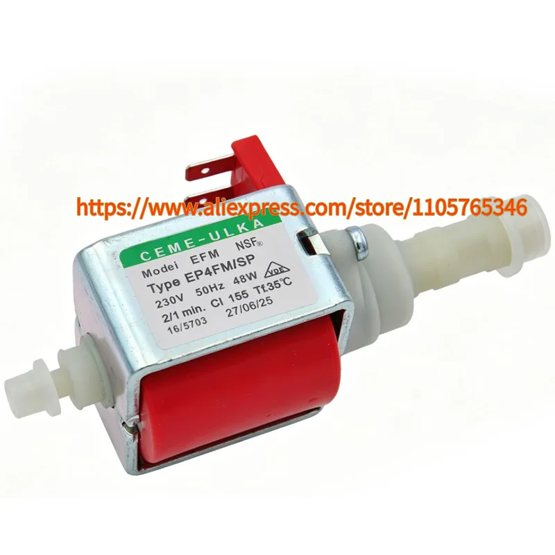 1pcs CEME ULKA EFM EP4FM/SP 230V 48W Coffee Machine Electromagnetic Pump