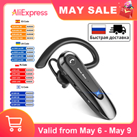 New Bee B45 B41 M52 Bluetooth Headset Wireless Earpiece Earphones Dual Mic Mute Handsfree Noise Reduction Business Driving