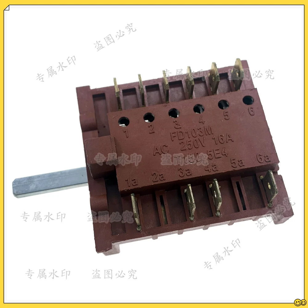 Oven Spare Parts Function Rotary Selector Switch 7 Position FD103M AC 250V 16A
