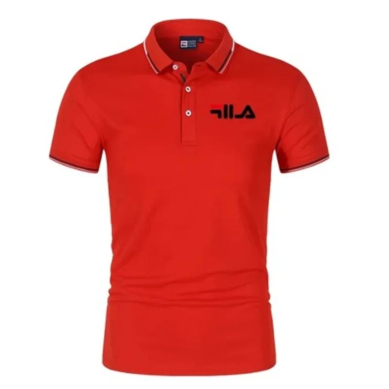 Newly released hot brand Polo shirt cotton blended spring and summer men\'s outdoor sports T-shirt casual sports fashion top