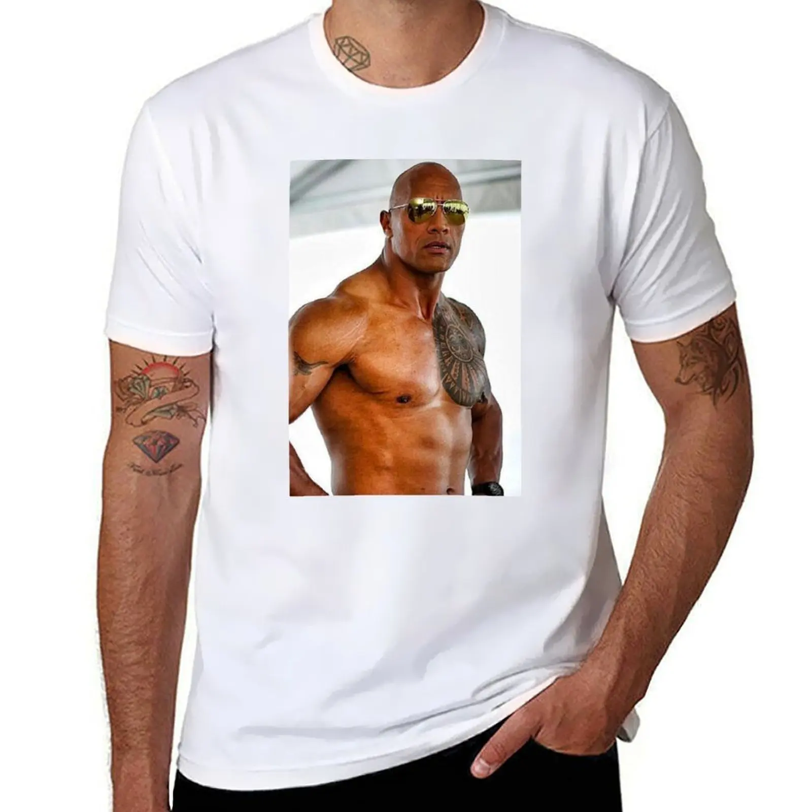 

dwayne johnson T-Shirt funny t shirts dark humor mens graphic t shirts T-Shirt