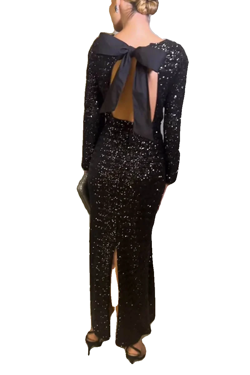 Sexy Bal Pailletten Neujahr Abend Dr Damen Faionable Frühling Herbst Winter Ganzjährig Dr Anderes Material