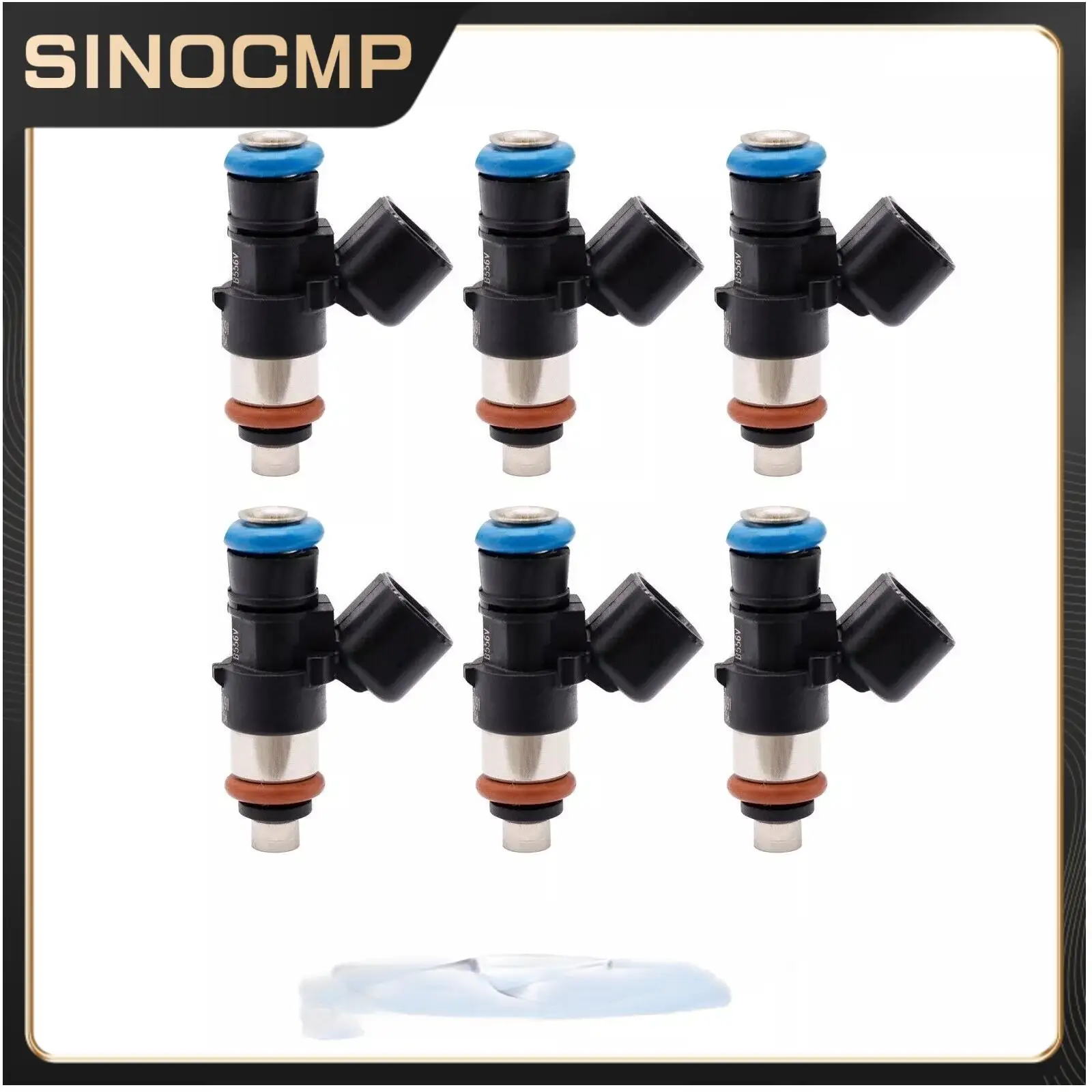 

6Pcs Fuel Injectors 0280158191 For Ford 2011 - 2017 3.5 / 3.7L Engine Parts Fuel Supply System Brand New