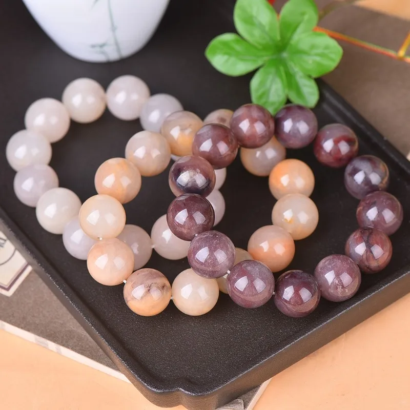 

Natural Exquisite Violet Round Bead Bracelet, Suitable for Both Men and Women, Exquisite Fashion and Versatile Bracelet.