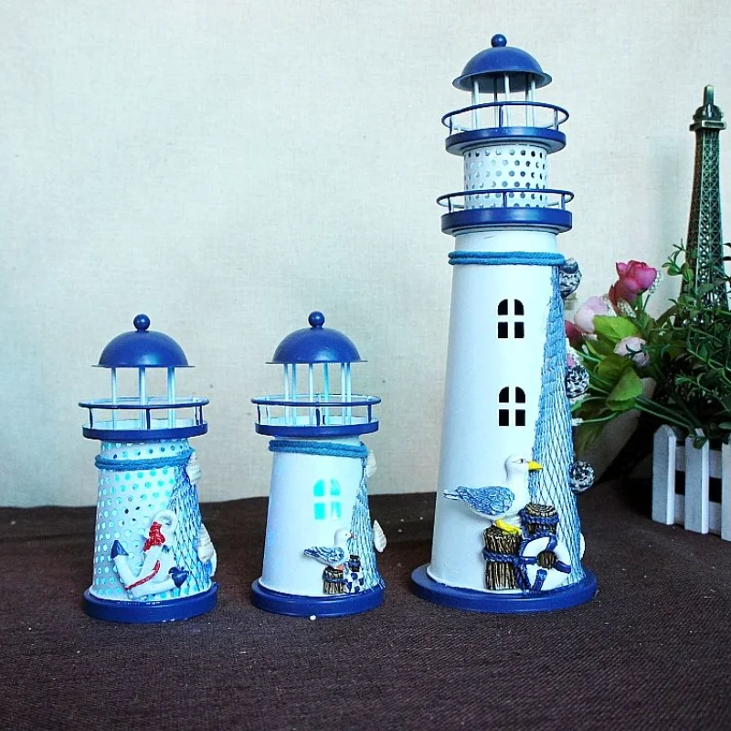 

Metal sea lighthouse ornaments, gifts