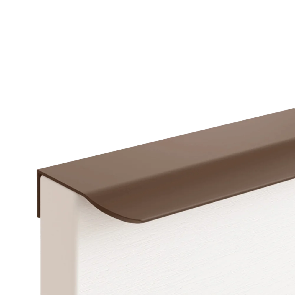 

Скрытые ручки для шкафов в стиле Моранди, из алюминиевого сплава, минималистичные, скрытого монтажа, с изогнутым дизайном, современные цветные скрытые ручки