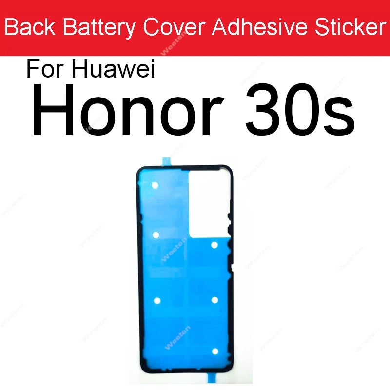 For Huawei Honor 10 10I 20 20I 20E 20S 30 30S Lite Pro Plus Back Battery Cover Adhesive Sticker Adhesive Sticker Repalcement