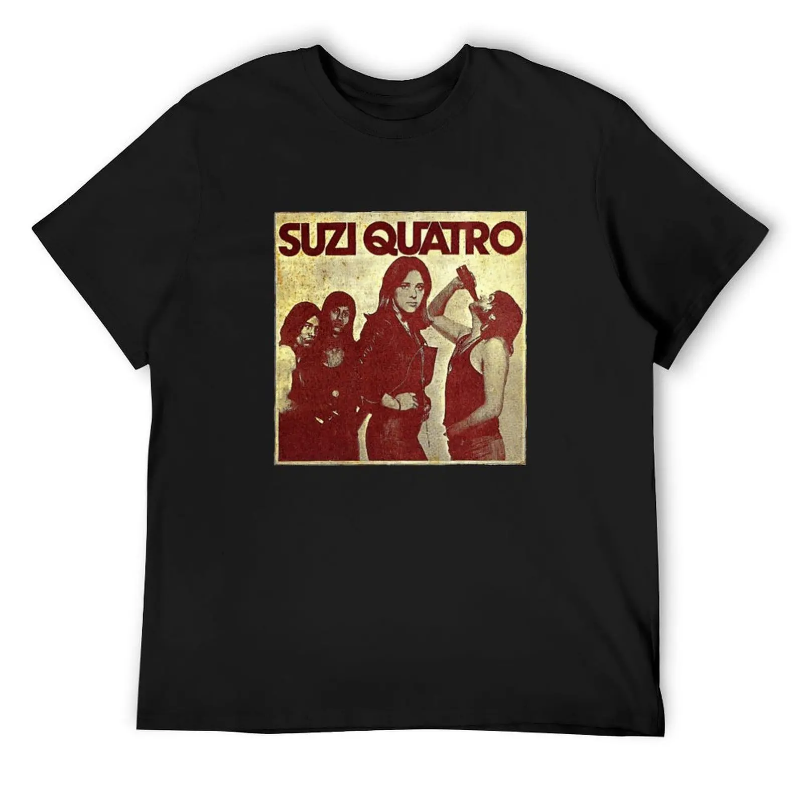 Suzi Quatro T-Shirt aesthetic clothes kawaii clothes plus size tops men graphic t shirts