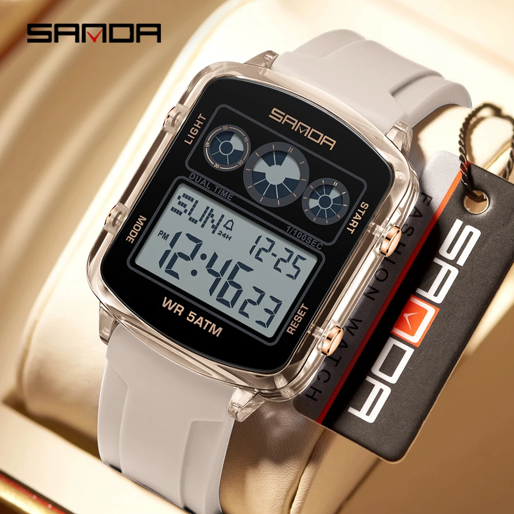 SANDA 6503 Waterproof Military Shockproof Digital Men Wristwatches Male Clock Sport Multifunction Mens Watch Reloj Hombre