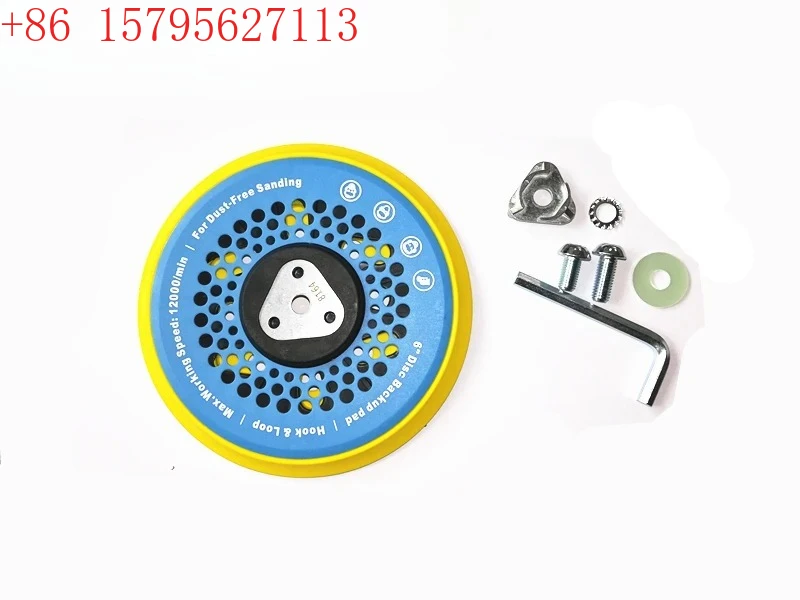 Você resistente ao desgaste cartão de 6 polegadas 17 furos bandeja moedor lixa disco de moagem