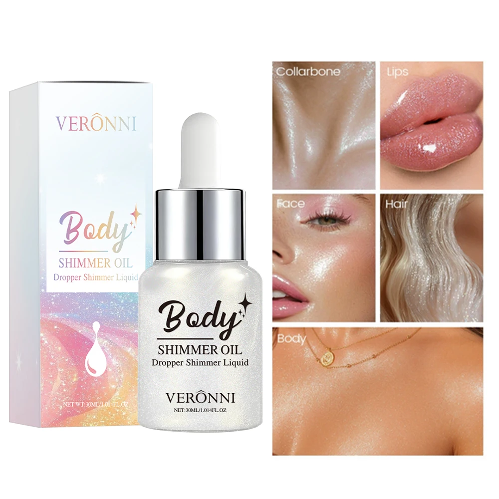 Blush liquide surligneur Contour finition haute brillante luminiseur maquillage Gel visage corps éclaircir paillettes Contour naturel miroitant