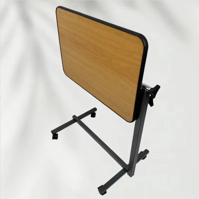 مكتب طاولة بجانب السرير قابل للتعديل مع عجلات للمكتب المنزلي #6