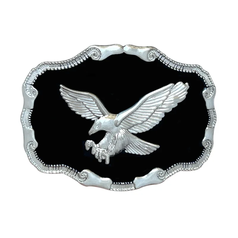 Zinc alloy Flying Eagle belt buckle Western cowboy