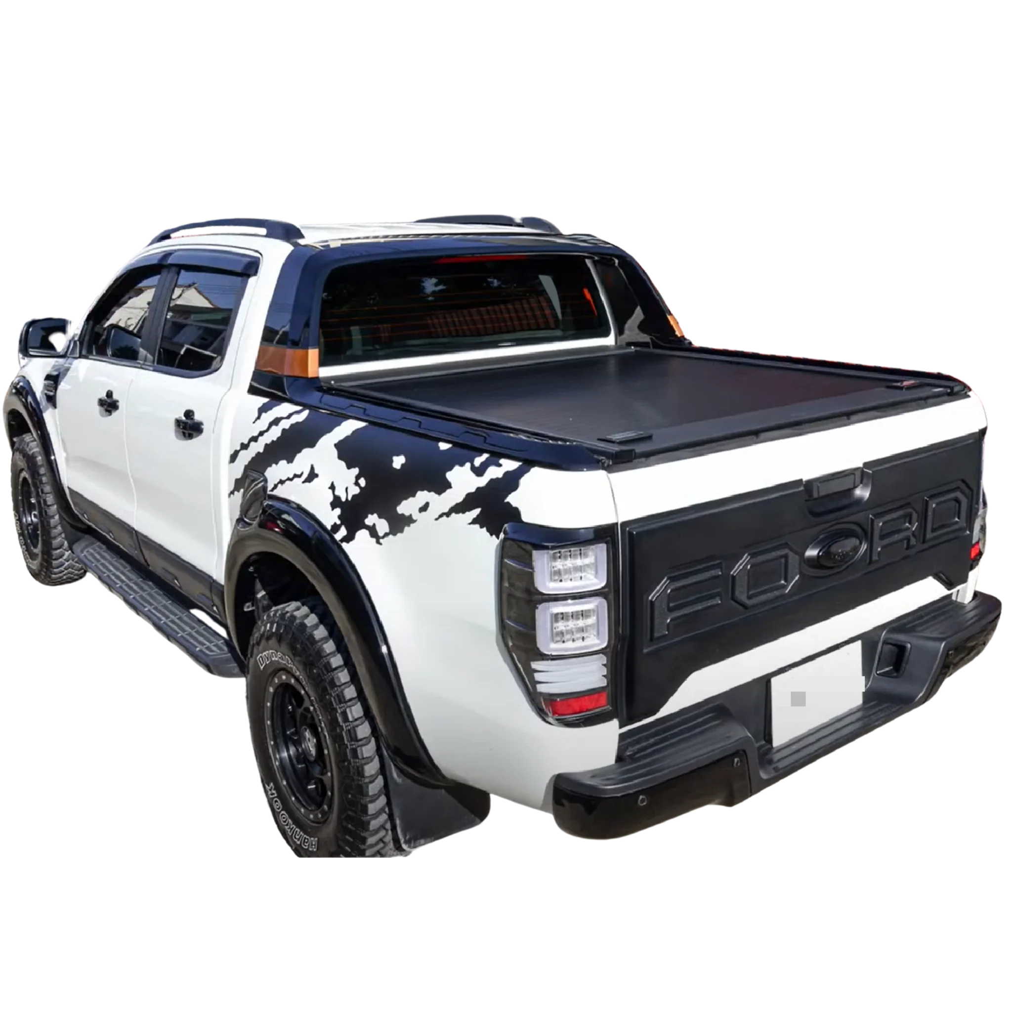 Pickup Truck Car 4x4 Accessories Aluminium Roller Lid Shutter Top Retractable Roll Up Tonneau Cover For Ford Ranger raptor F150