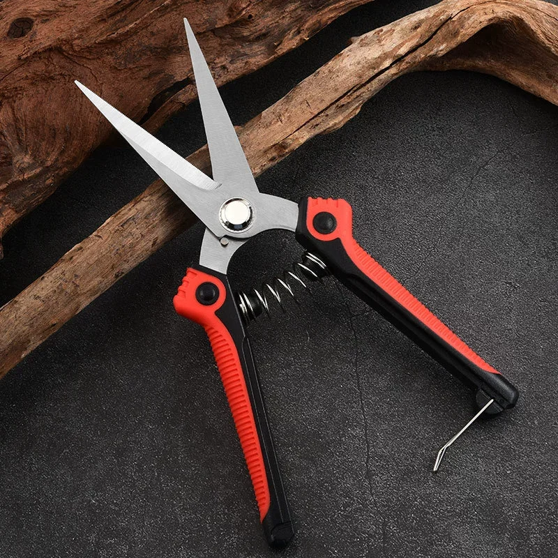 

Stainless steel fruit tree scissors, suitable for pruning tree branches and gardening, multifunctional strong scissors