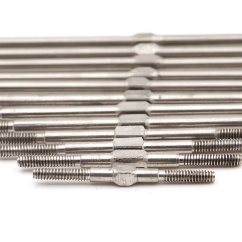 Nowe DIY części zdalnie sterowanego samolotu #4-40 popychacz ze stali nierdzewnej 40-160mm drążek sterowniczy gwintowane połączenie łącznika wału